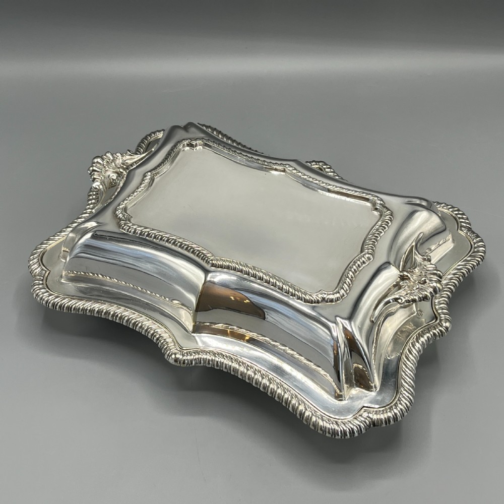 Quality Silver Plated Entree Dish by Hawksworth Eyre & Co View II