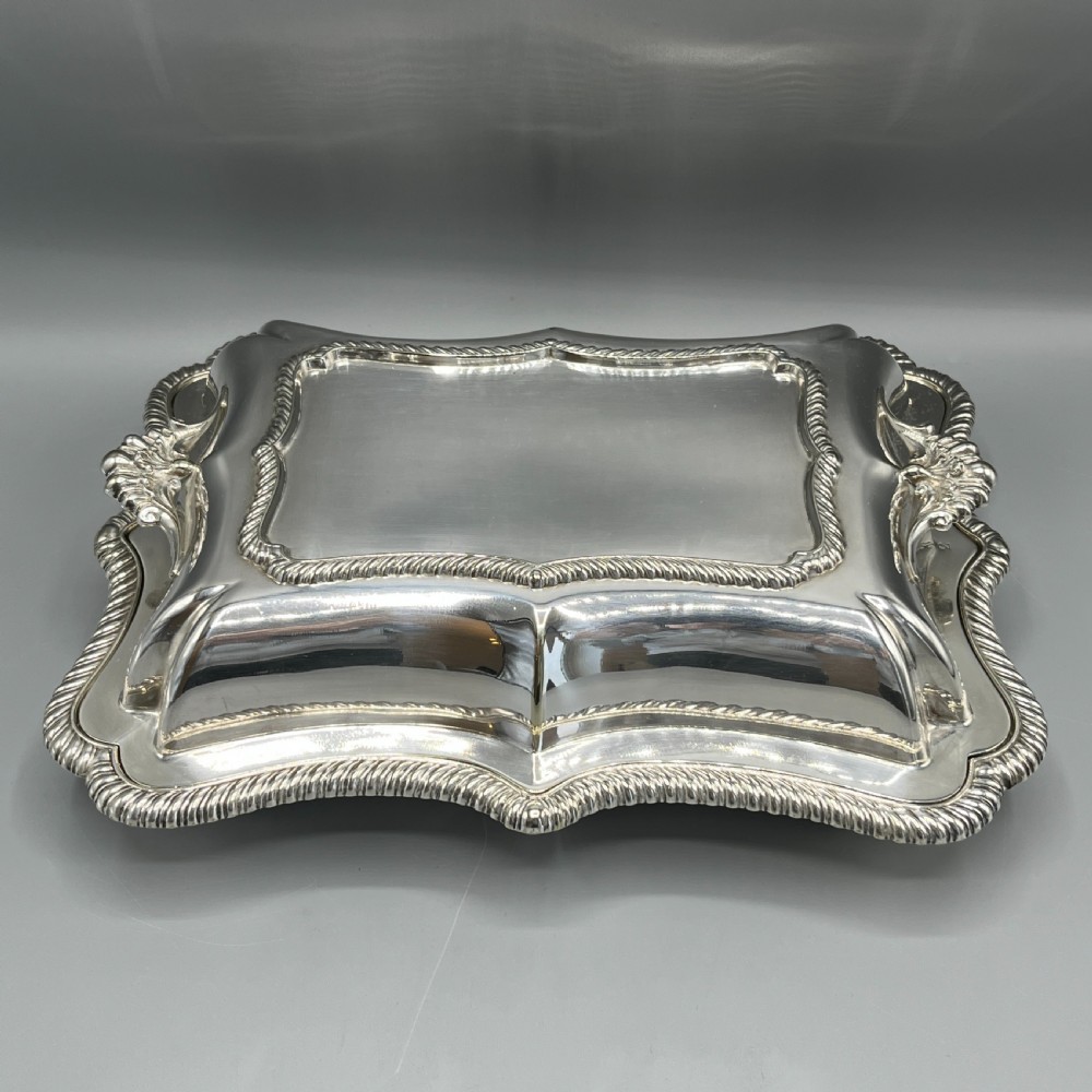 Quality Silver Plated Entree Dish by Hawksworth Eyre & Co View III