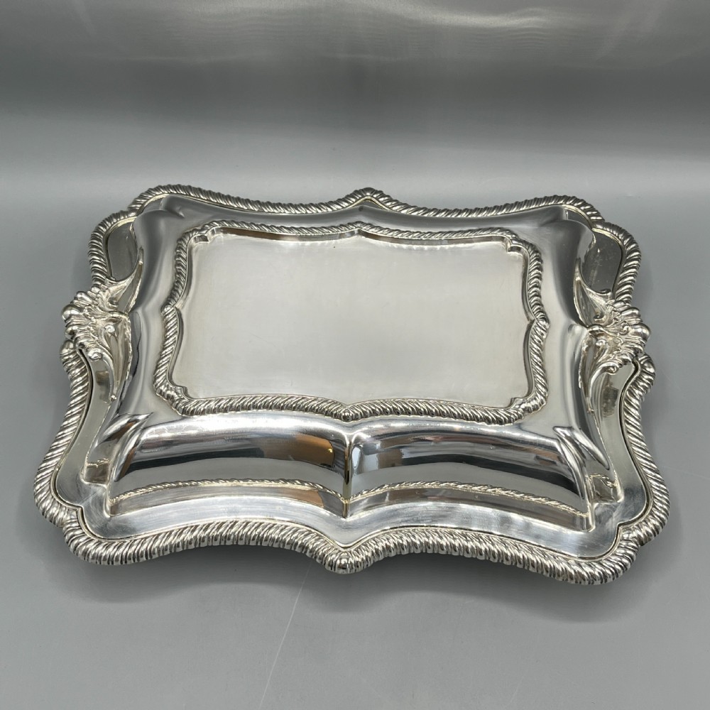 Quality Silver Plated Entree Dish by Hawksworth Eyre & Co View IV