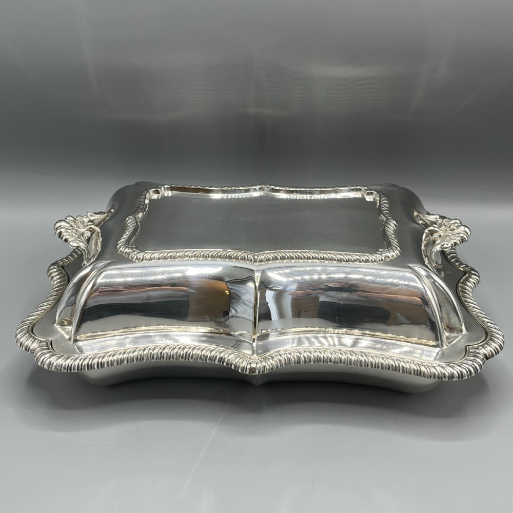 Quality Silver Plated Entree Dish by Hawksworth Eyre & Co View V