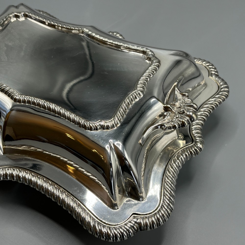 Quality Silver Plated Entree Dish by Hawksworth Eyre & Co View IX