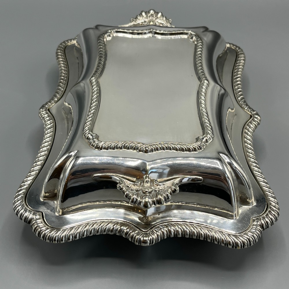 Quality Silver Plated Entree Dish by Hawksworth Eyre & Co View XVII