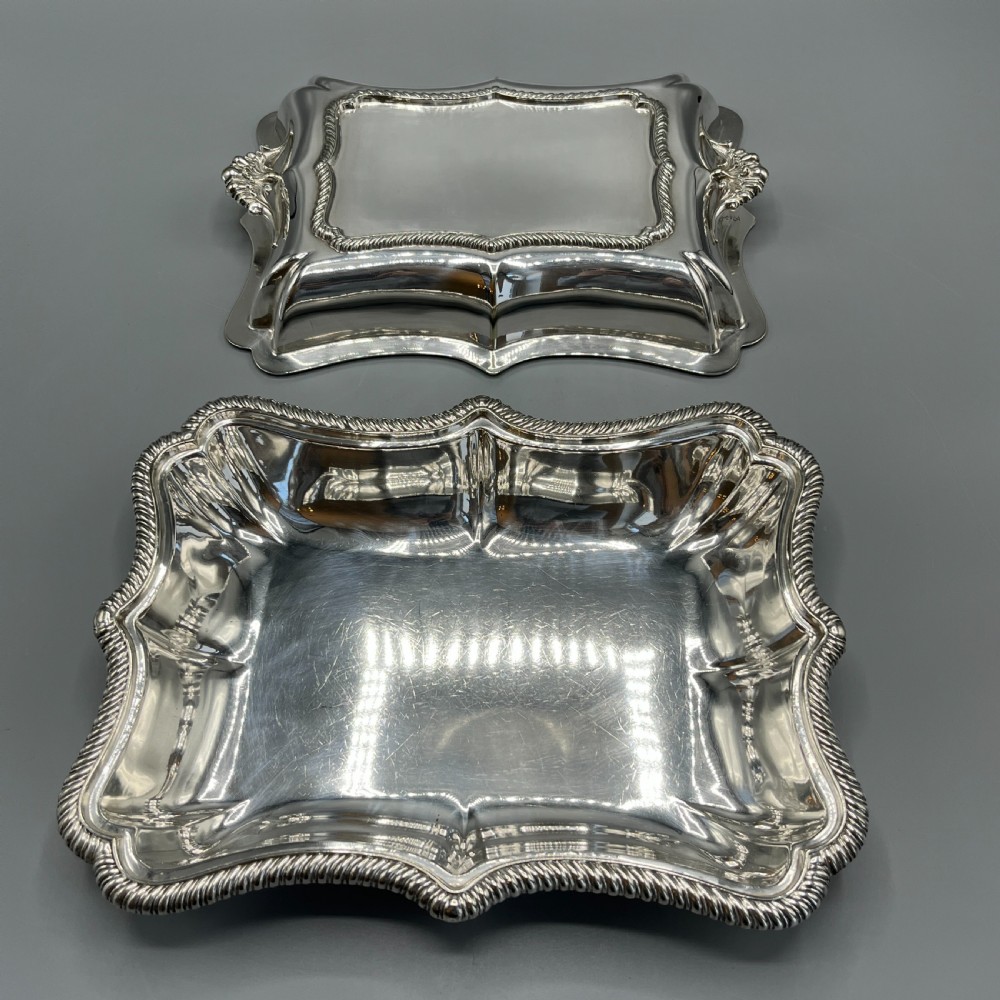 Quality Silver Plated Entree Dish by Hawksworth Eyre & Co View XIX