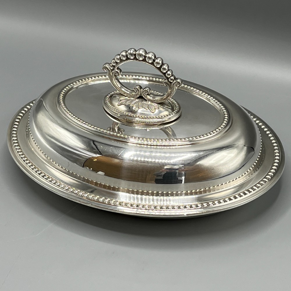 Victorian Silver Plated Entrée Dish by Francis Howard