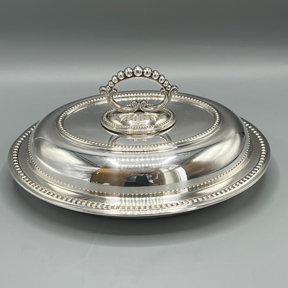 Victorian Silver Plated Entrée Dish by Francis Howard View II