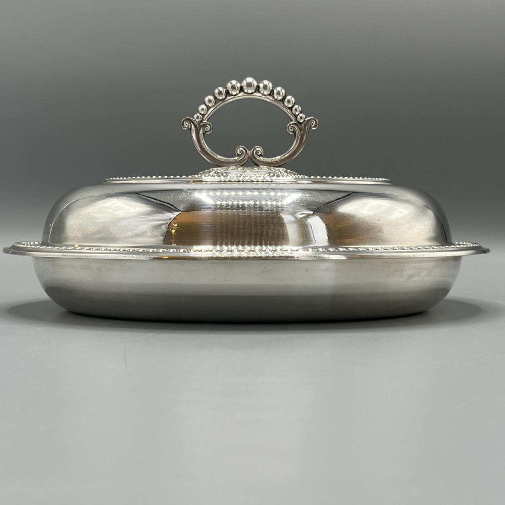 Victorian Silver Plated Entrée Dish by Francis Howard View V