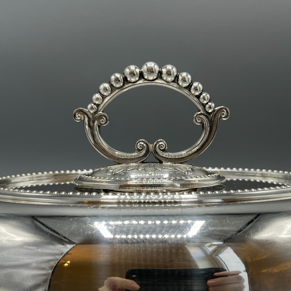Victorian Silver Plated Entrée Dish by Francis Howard View VI