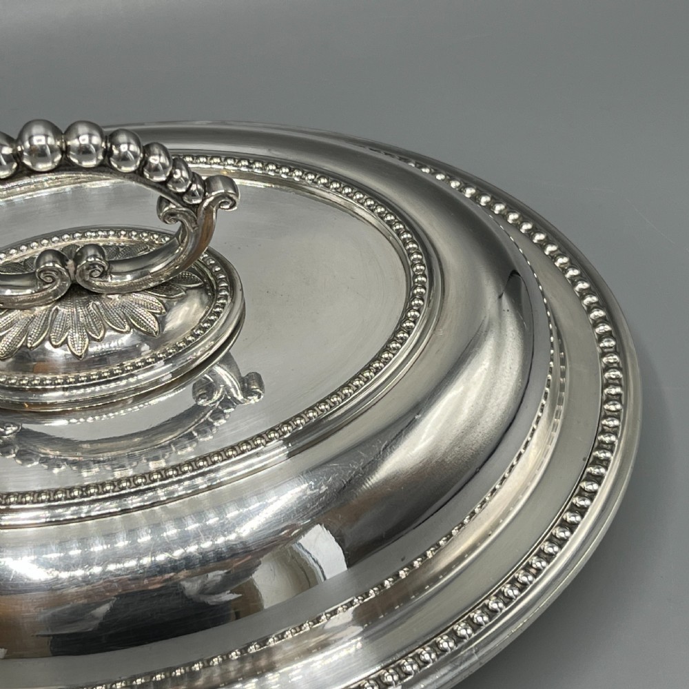 Victorian Silver Plated Entrée Dish by Francis Howard View VII