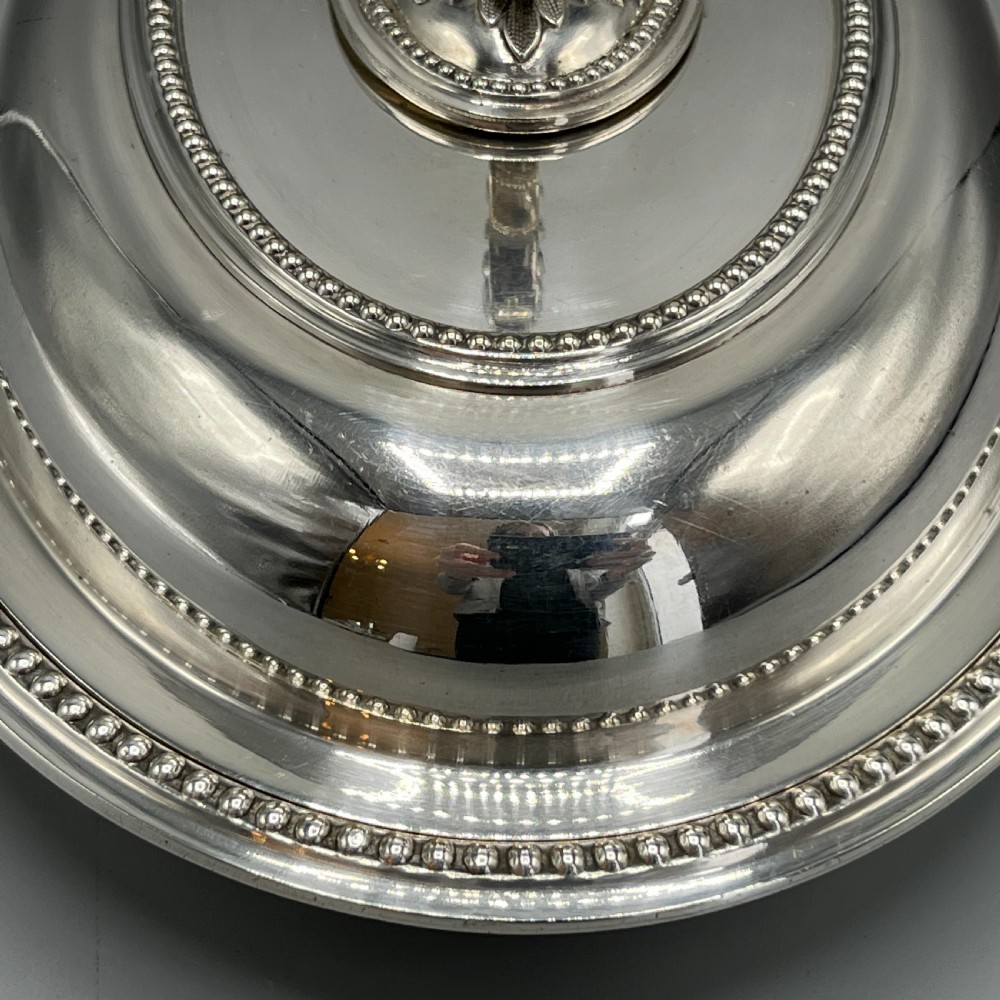 Victorian Silver Plated Entrée Dish by Francis Howard View X