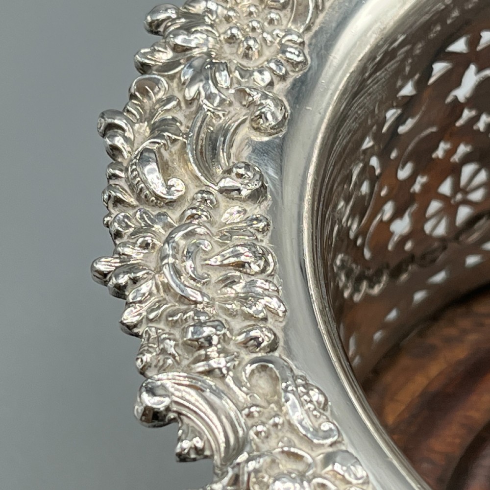 Victorian Silver Plated Bottle Holder Wine Coaster Syphon Stand View XVII