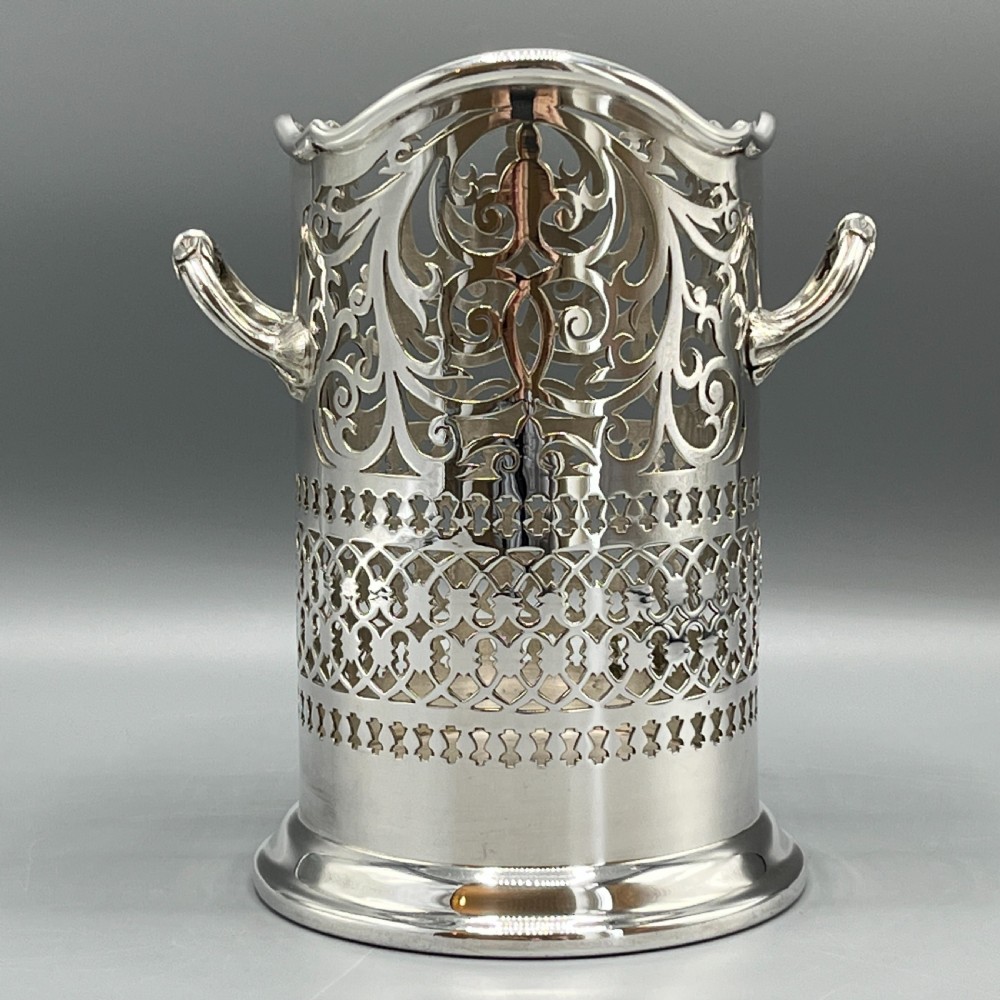 Mappin & Webb Silver Plated Wine / Champagne Bottle Holder Syphon