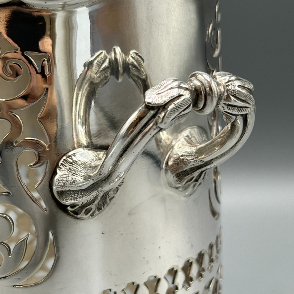 Mappin & Webb Silver Plated Wine / Champagne Bottle Holder Syphon View VI