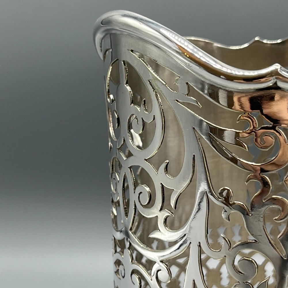 Mappin & Webb Silver Plated Wine / Champagne Bottle Holder Syphon View VII