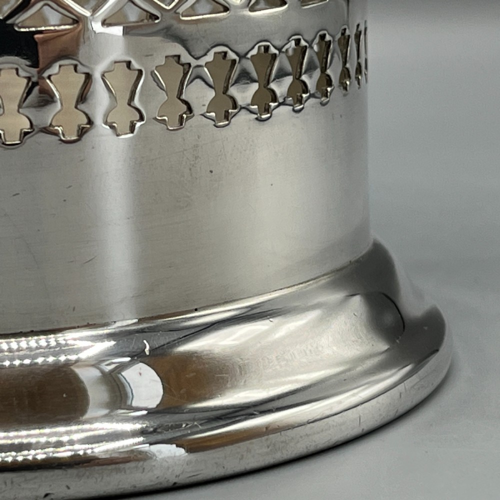 Mappin & Webb Silver Plated Wine / Champagne Bottle Holder Syphon View XI