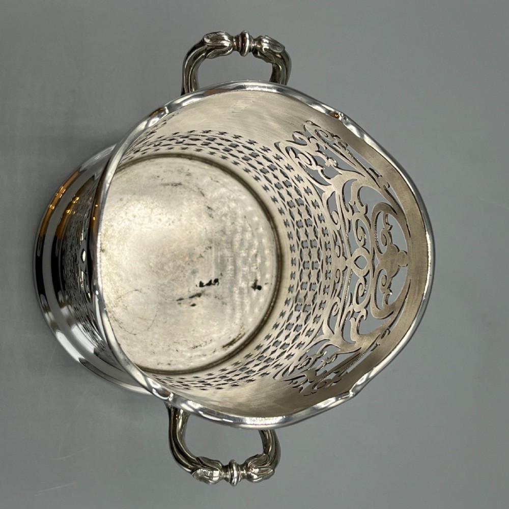 Mappin & Webb Silver Plated Wine / Champagne Bottle Holder Syphon View XIV