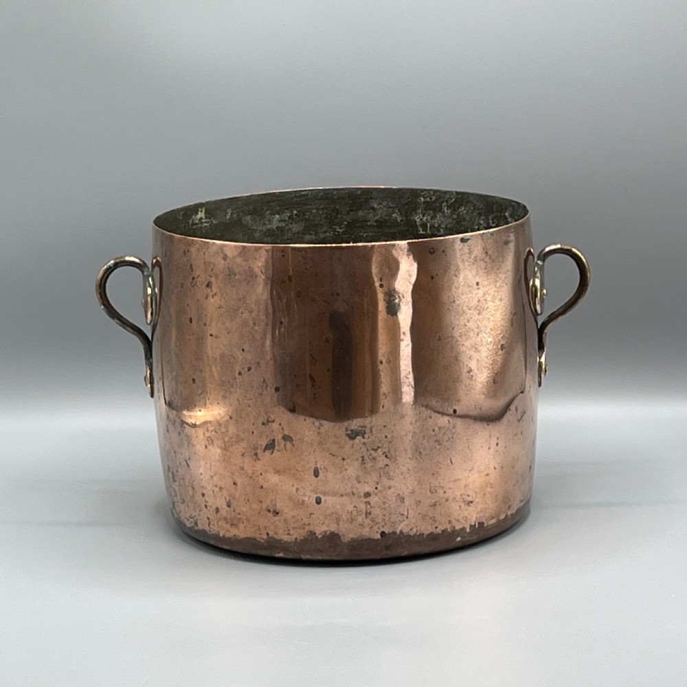 Victorian Copper Pot - Large Planter or Champagne Bucket Bath