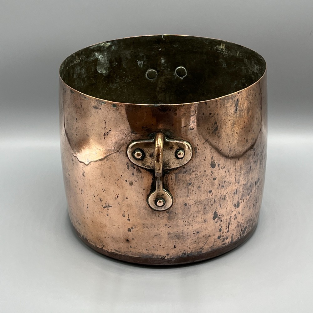 Victorian Copper Pot - Large Planter or Champagne Bucket Bath View V
