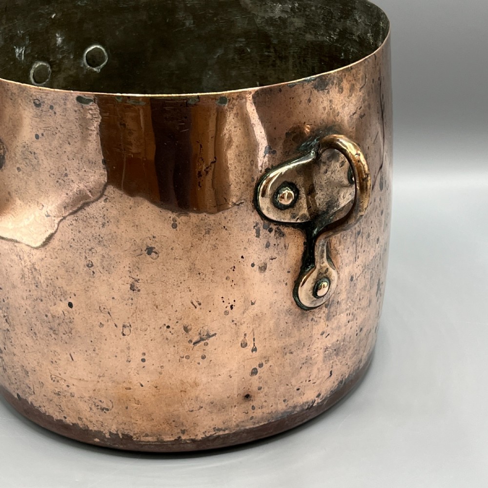 Victorian Copper Pot - Large Planter or Champagne Bucket Bath View VI