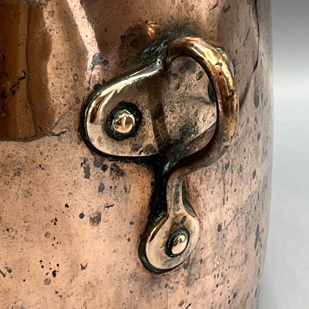 Victorian Copper Pot - Large Planter or Champagne Bucket Bath View VII