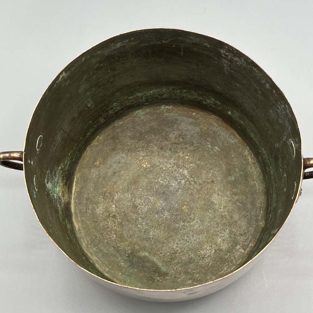 Victorian Copper Pot - Large Planter or Champagne Bucket Bath View XII