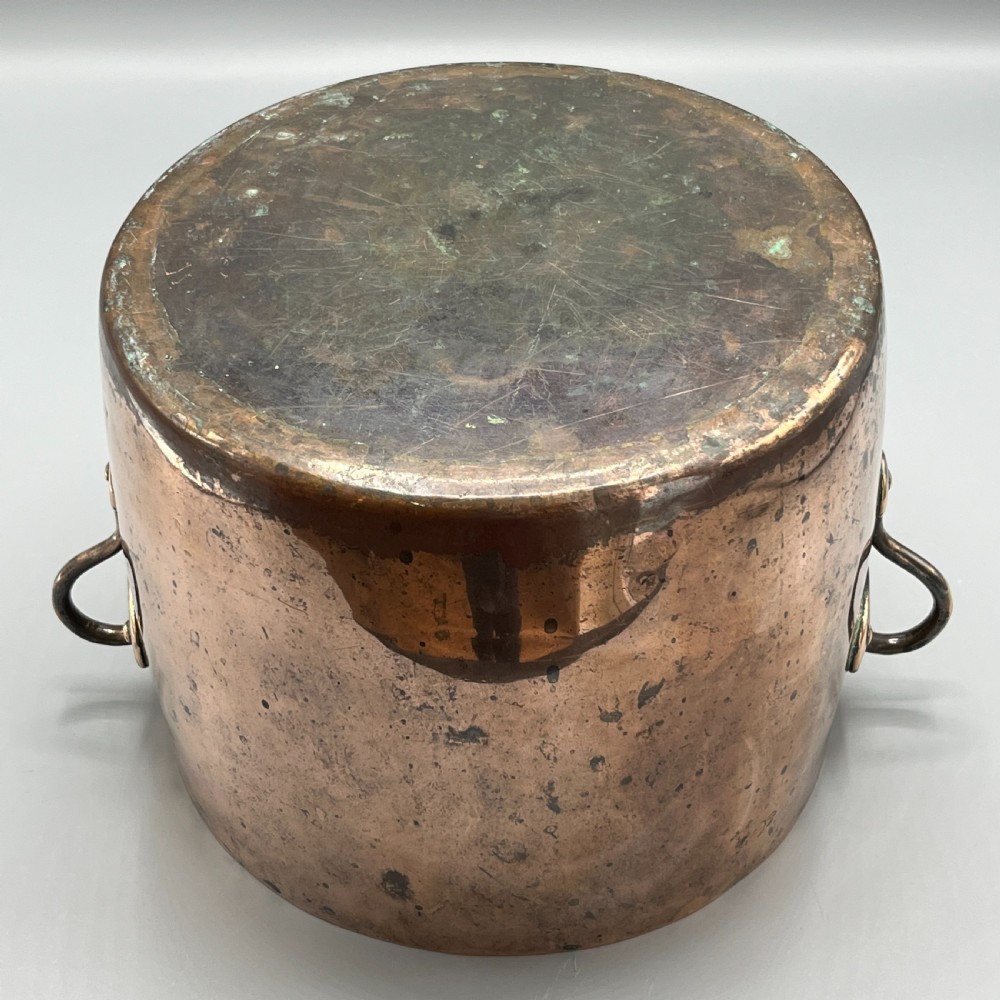 Victorian Copper Pot - Large Planter or Champagne Bucket Bath View XIII