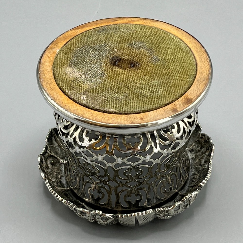 Victorian Silver Plated Wine Coaster Bottle Holder English c1850 View XII