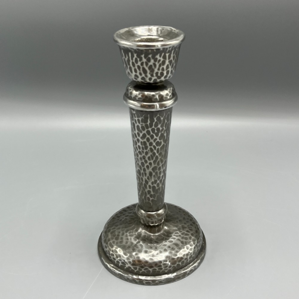 Liberty & Co Arts & Crafts Pewter Candlestick