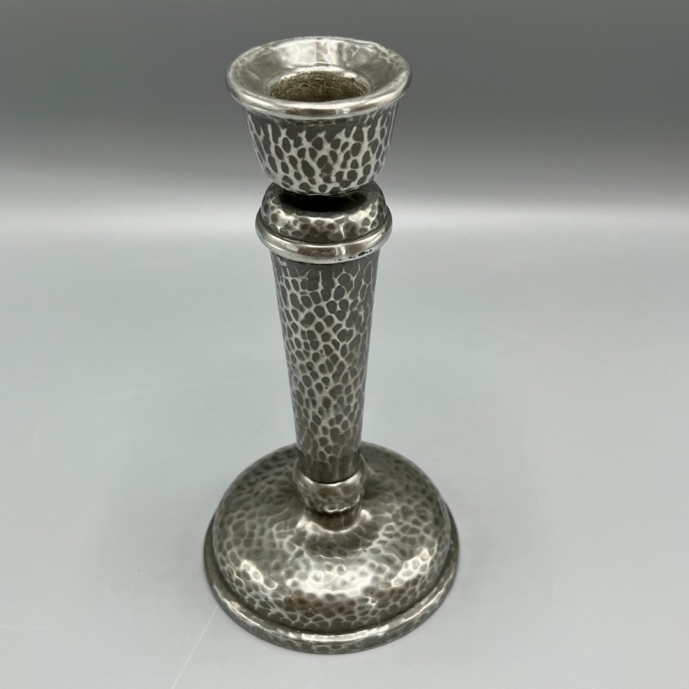 Liberty & Co Arts & Crafts Pewter Candlestick View III
