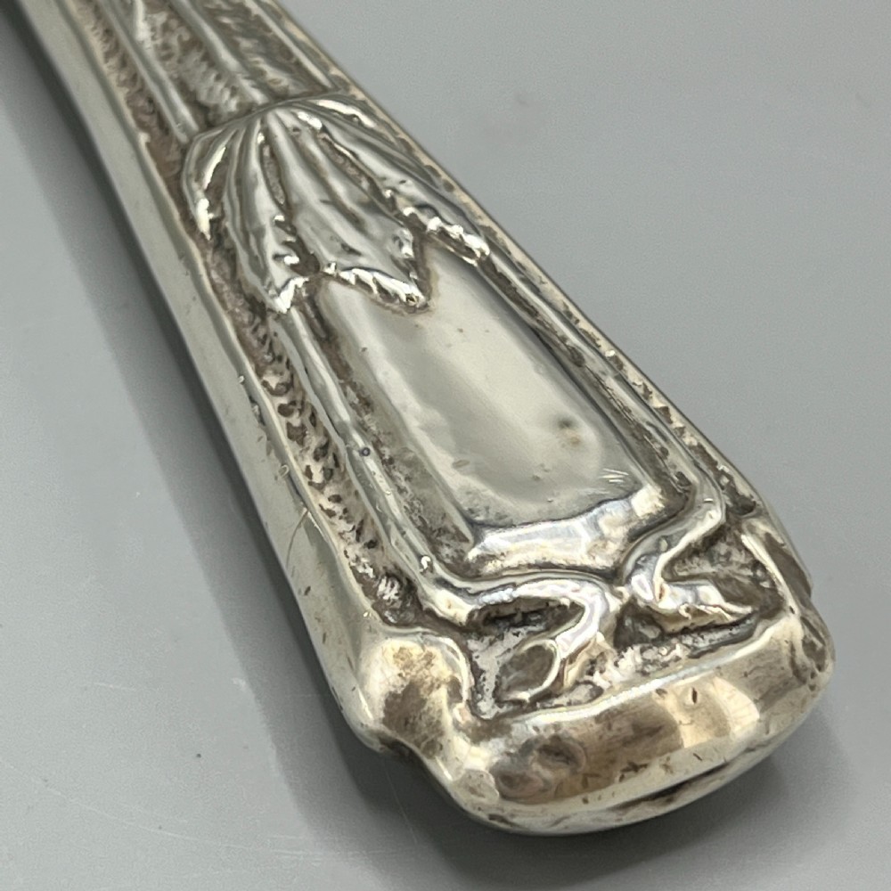 Art Nouveau Sterling Silver Hand Mirror Repousse Birds 1903 View XV