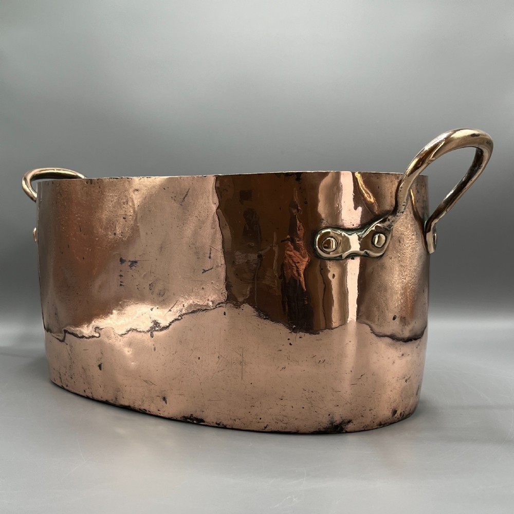 LARGE Victorian Copper Cooking Pot ~ Ideal Champagne Bath / Vasque