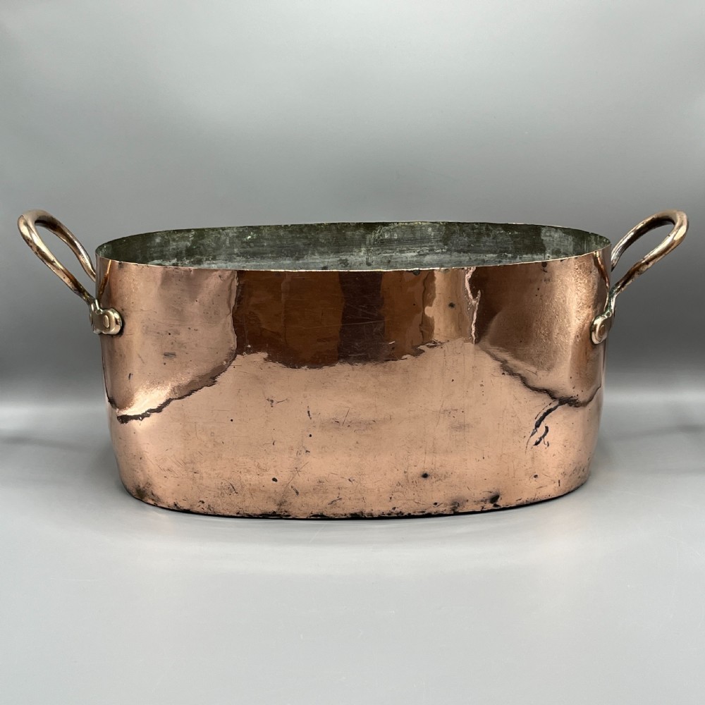 LARGE Victorian Copper Cooking Pot ~ Ideal Champagne Bath / Vasque View V