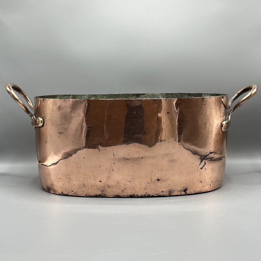 LARGE Victorian Copper Cooking Pot ~ Ideal Champagne Bath / Vasque View VI