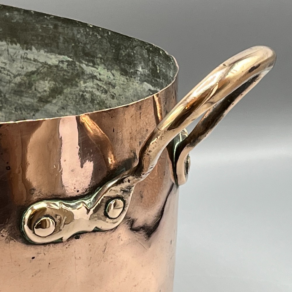 LARGE Victorian Copper Cooking Pot ~ Ideal Champagne Bath / Vasque View X