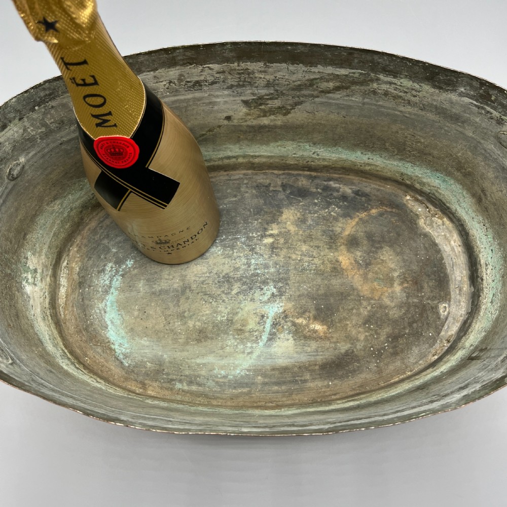 LARGE Victorian Copper Cooking Pot ~ Ideal Champagne Bath / Vasque View XIV
