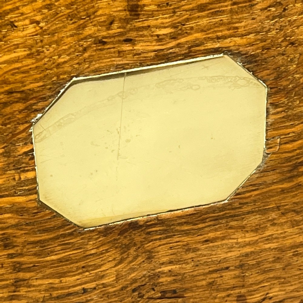 Large Oak Gallery Footed Cocktail Drinks Tray View XIV