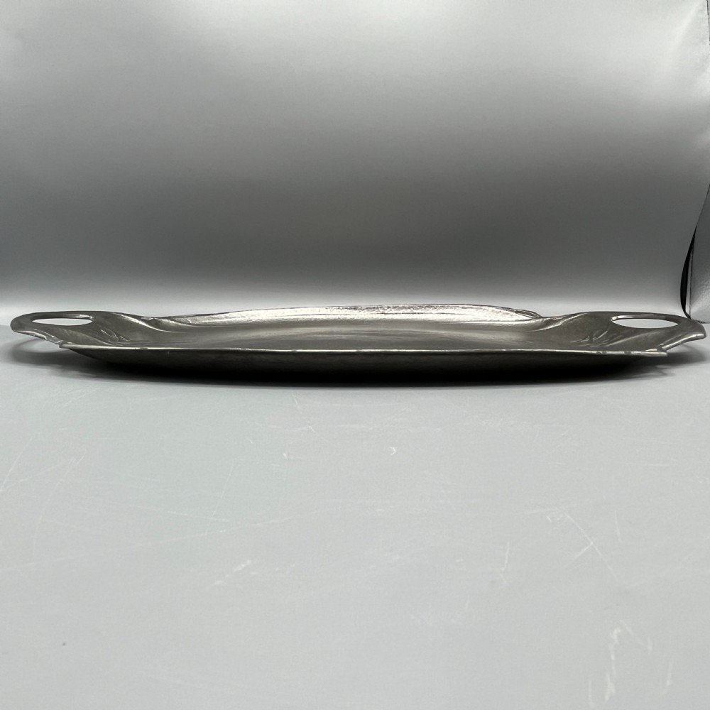 Art Nouveau Pewter Serving Tray by William Hutton & Sons View XIII