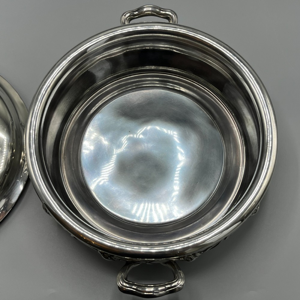 Art Nouveau Silver Plated Entrée Serving Dish Tureen by Reed & Barton View XV