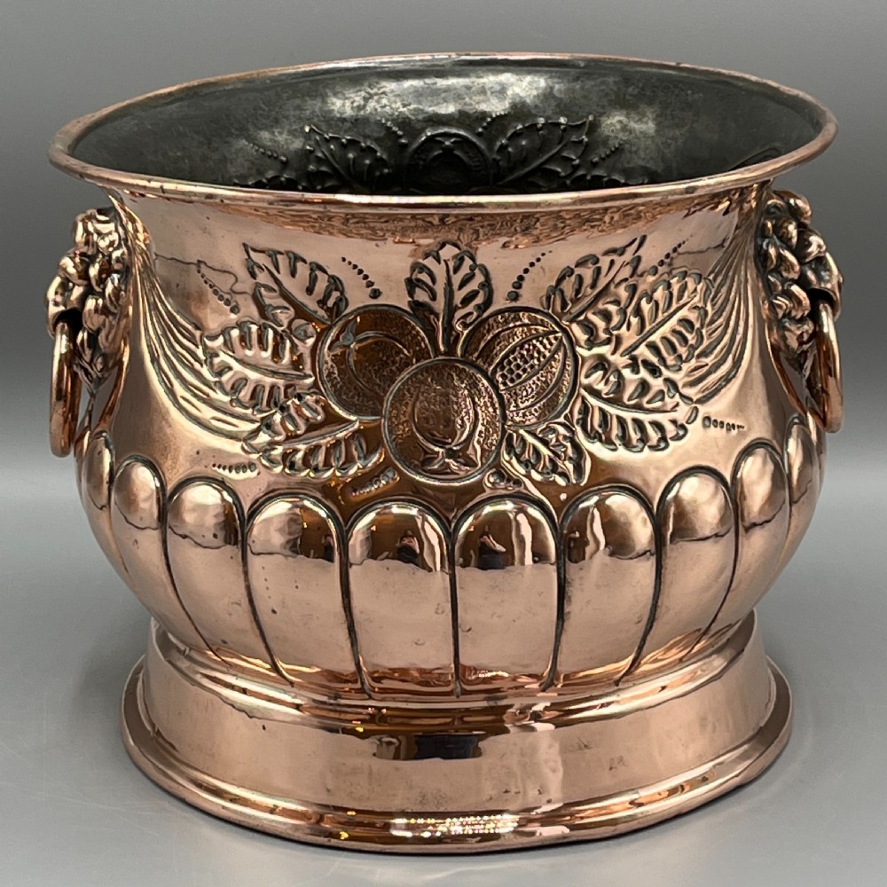 Victorian Copper Jardiniere Planter