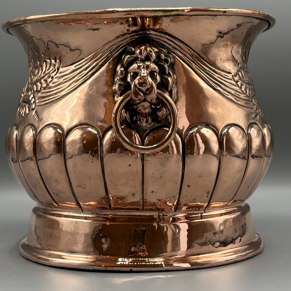 Victorian Copper Jardiniere Planter View III