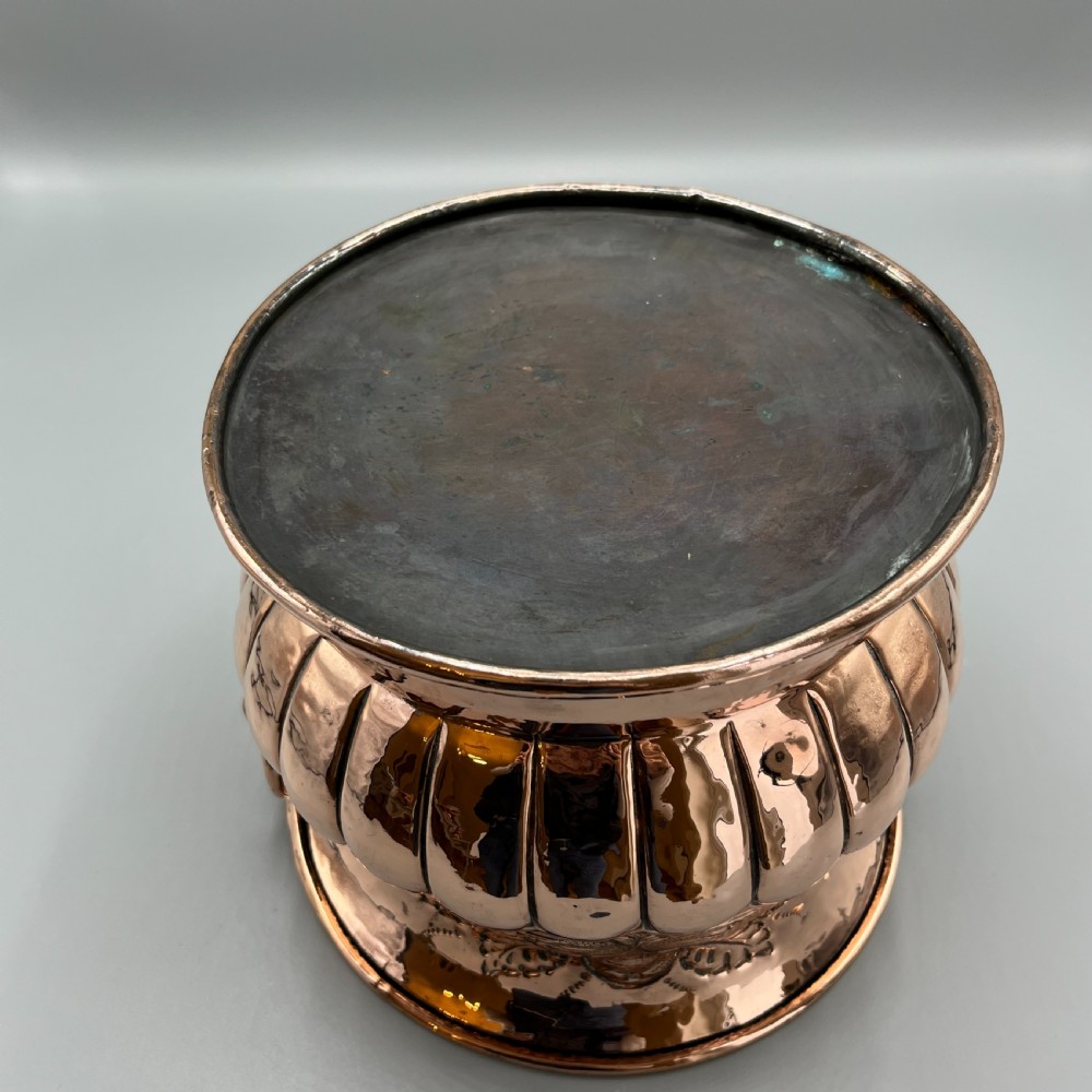 Victorian Copper Jardiniere Planter View XI