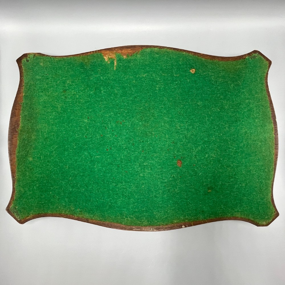 Edwardian Mahogany Inlaid Gallery Serving Tray View XVII