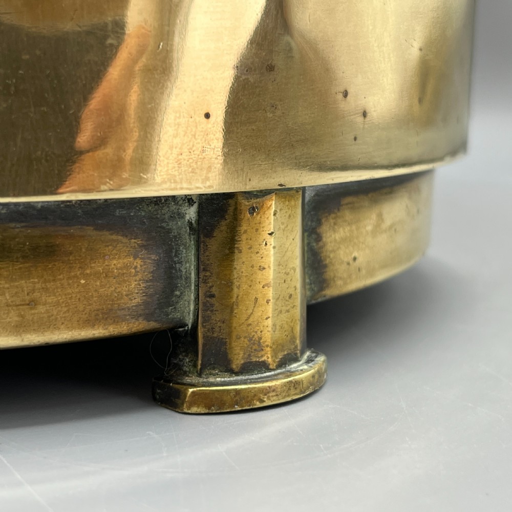 Large Art Nouveau Brass Planter Jardiniere View IX