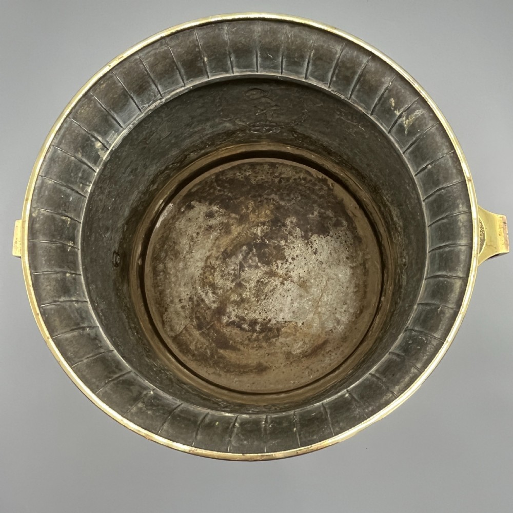Large Art Nouveau Brass Planter Jardiniere View XIV