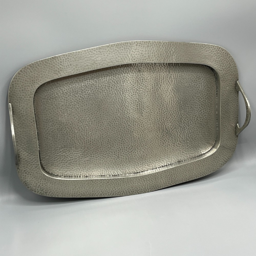 Large Arts & Crafts Pewter Serving Tray View II