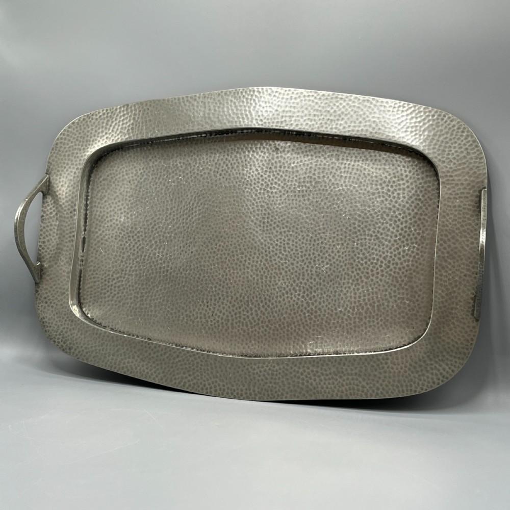Large Arts & Crafts Pewter Serving Tray View III