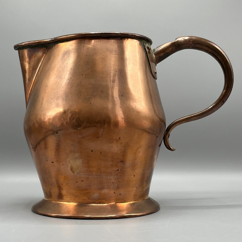 Large Georgian Copper Jug - 8 Pint / 1 Gallon View VI
