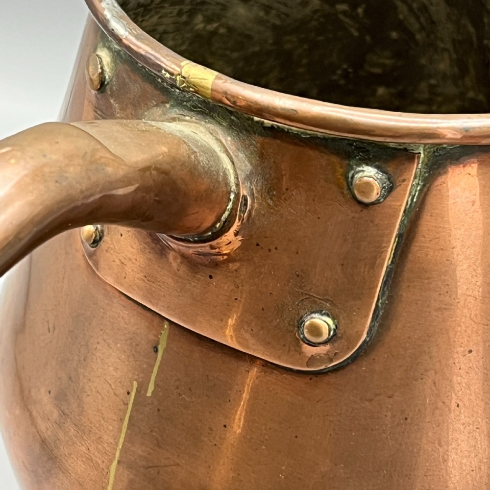Large Georgian Copper Jug - 8 Pint / 1 Gallon View IX