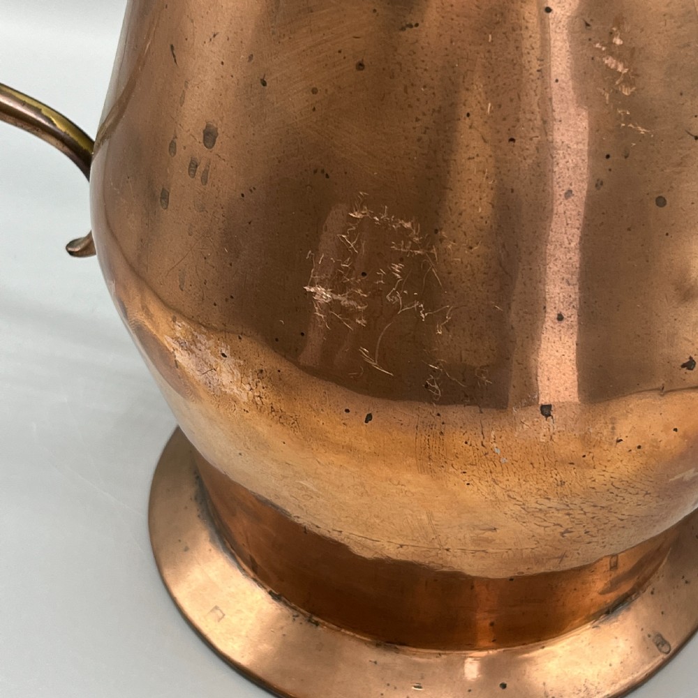 Large Georgian Copper Jug - 8 Pint / 1 Gallon View XII