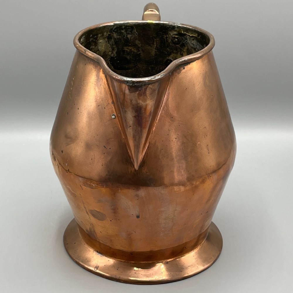 Large Georgian Copper Jug - 8 Pint / 1 Gallon View XIV