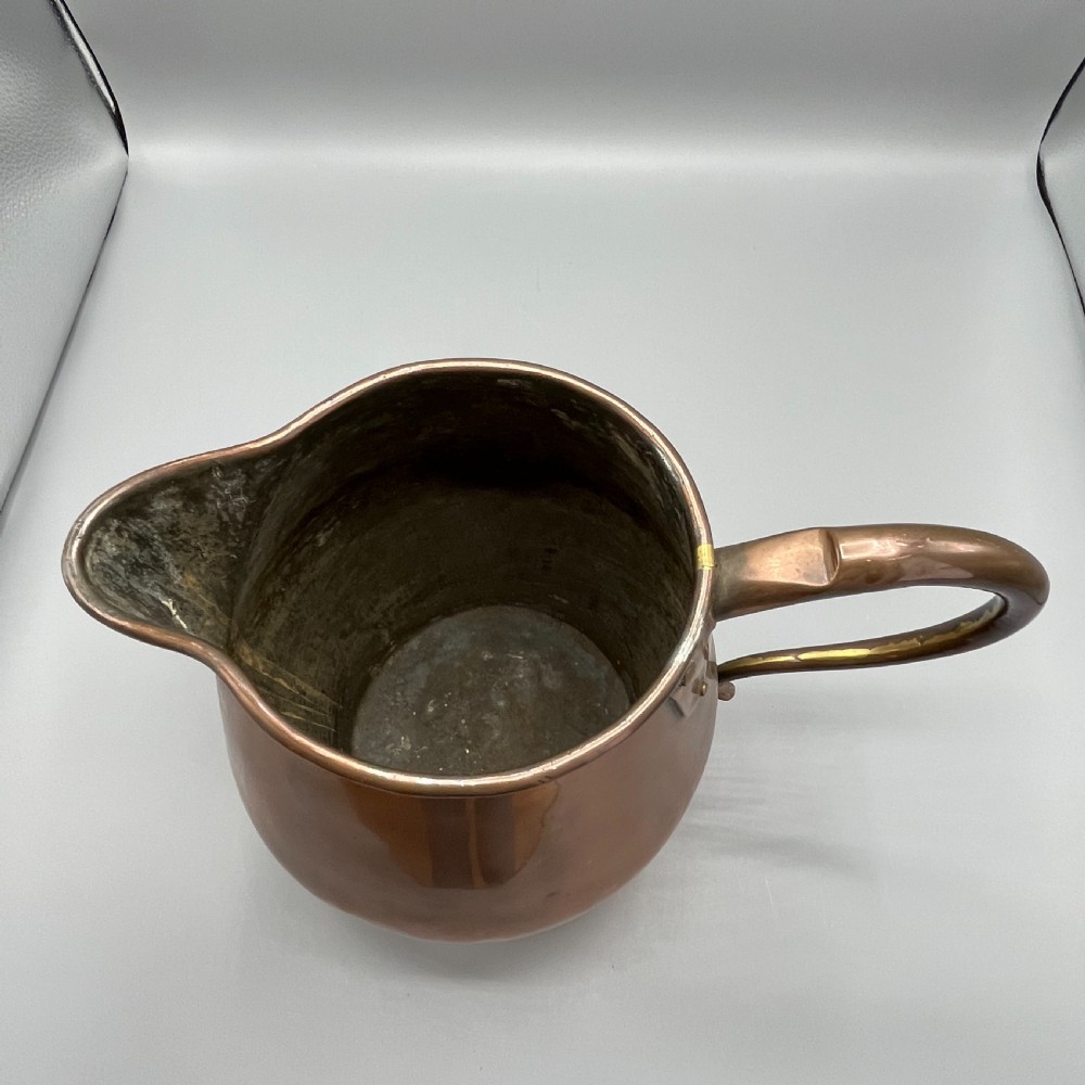 Large Georgian Copper Jug - 8 Pint / 1 Gallon View XV